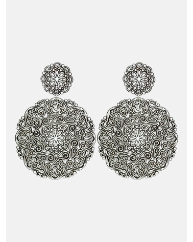 PENDIENTES FILIGRANA REDONDOS DOBLE