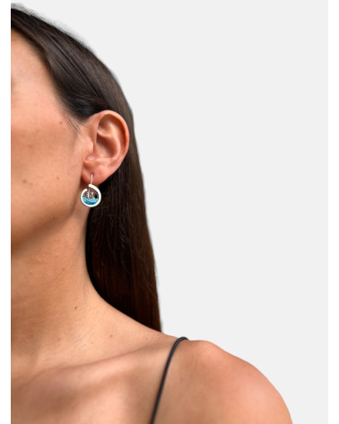 PENDIENTES OLA PEQUEÑOS GANCHO