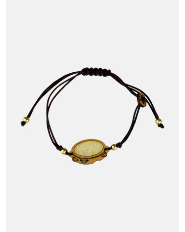 PULSERA PANDERETA PIEL