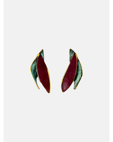 PENDIENTES FUEGO PEQUEÑOS