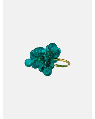 ANILLO FLOR VIDRIO