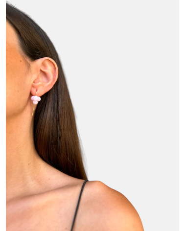 PENDIENTES FLOR GANCHO