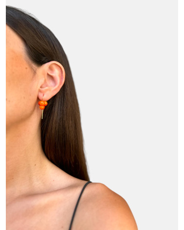 PENDIENTES FLOR GANCHO