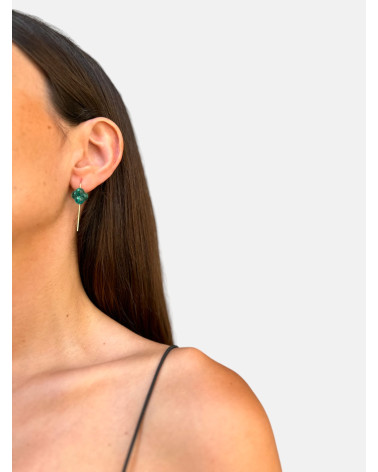 PENDIENTES FLOR GANCHO