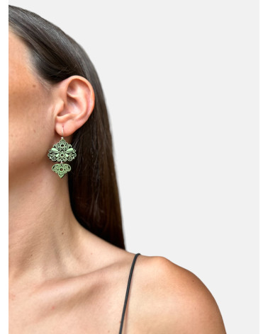 PENDIENTES ADEREZO DOBLE GANCHO