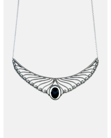 COLLAR AZABACHE FILIGRANA
