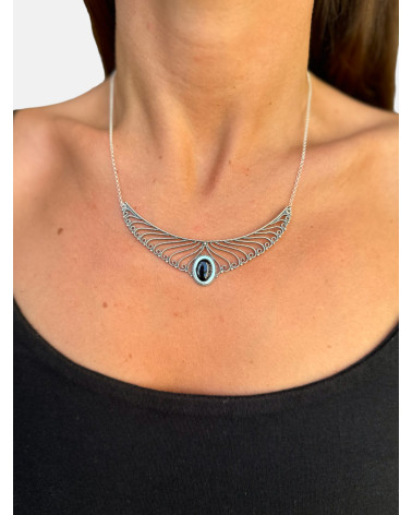 COLLAR AZABACHE FILIGRANA