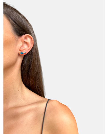 PENDIENTES PEZ ESMALTE PRESIÓN