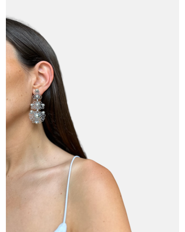 PENDIENTES ADEREZO TRIPLE