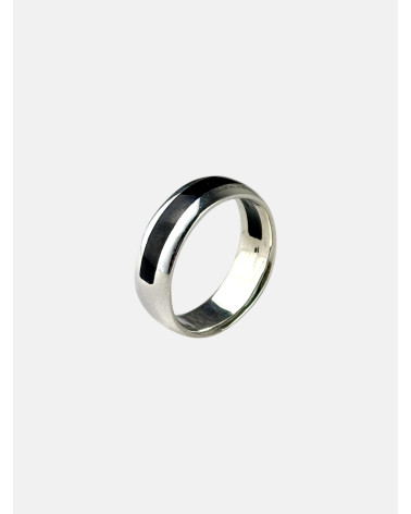 ANILLO LISO AZABACHE