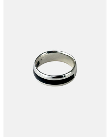 ANILLO LISO AZABACHE