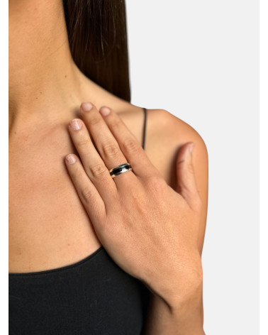 ANILLO LISO AZABACHE