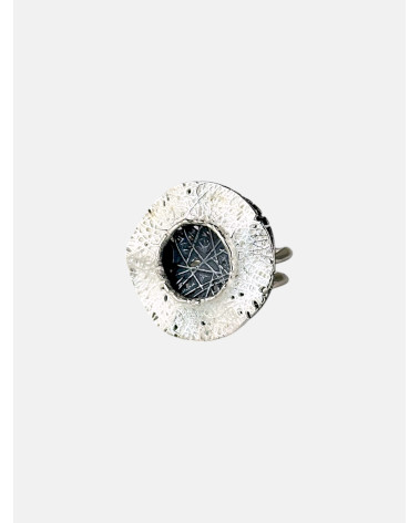 ANILLO BLANCO Y NEGRO