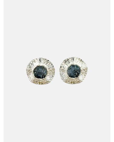 PENDIENTES BLANCO Y NEGRO PRESIÓN