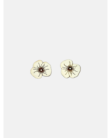 PENDIENTES AMAPOLA PRESIÓN