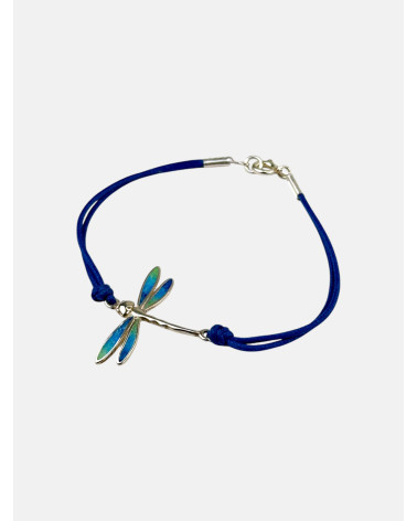 PULSERA LIBÉLULA ESMALTE HILOS