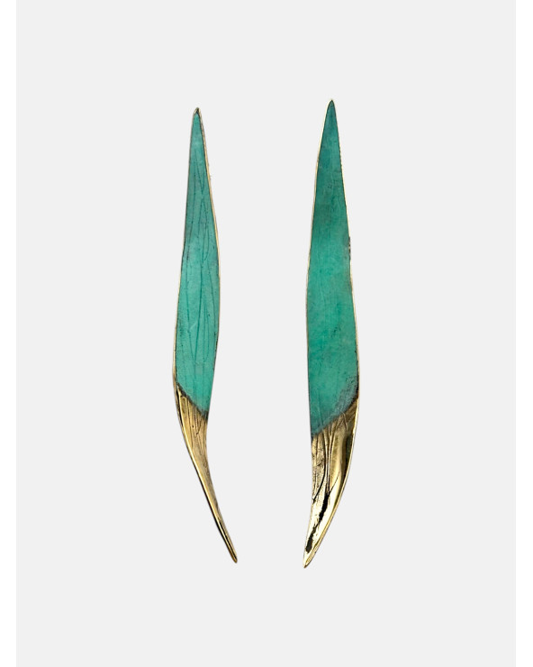 PENDIENTES FUEGO LARGOS