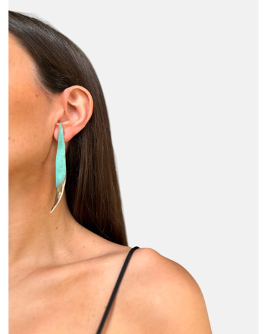 PENDIENTES FUEGO LARGOS