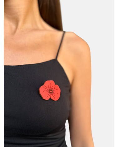BROCHE AMAPOLA