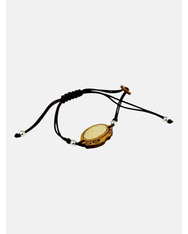 PULSERA PANDERETA PIEL
