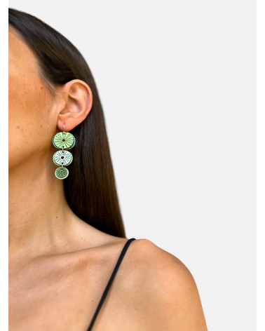 PENDIENTES ERIZO TRIPLE