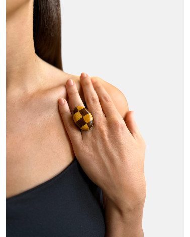 ANILLO MARQUETERÍA PREMIUM N16 AMARELINHA