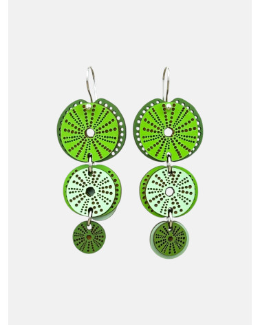 PENDIENTES ERIZO TRIPLE