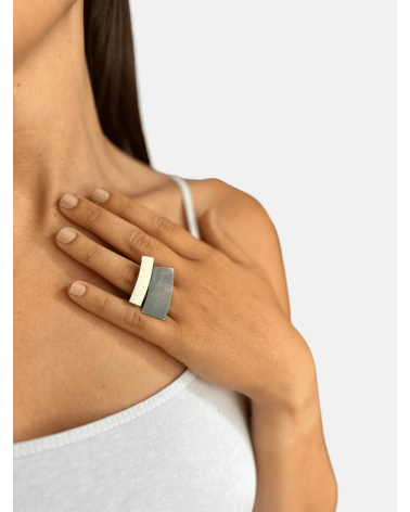 ANILLO GEO RECTANGULAR