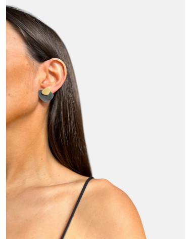 PENDIENTES OVALES TRIPLE