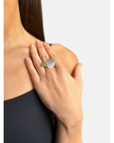 ANILLO OVALES LATÓN