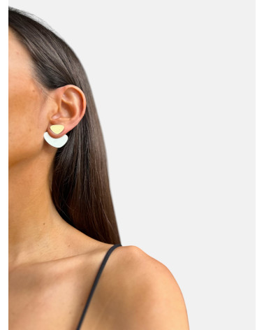 PENDIENTES OVALES DOBLE