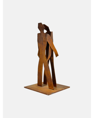 ESCULTURA PAREJA HIERRO