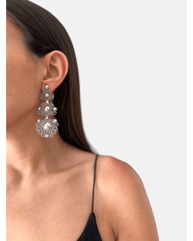 PENDIENTES ADEREZO TRIPLE