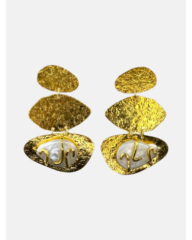 PENDIENTES LORIGA PERLAS
