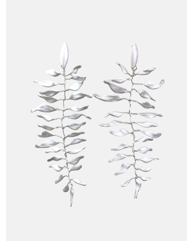 PENDIENTES EFÍMERO NIEVE