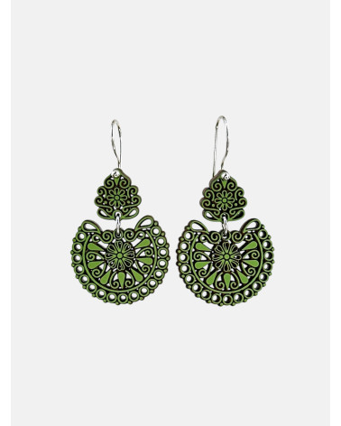 PENDIENTES ADEREZO REDONDO GANCHO