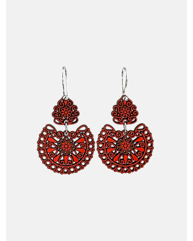 PENDIENTES ADEREZO REDONDO GANCHO