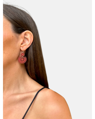 PENDIENTES ADEREZO REDONDO GANCHO