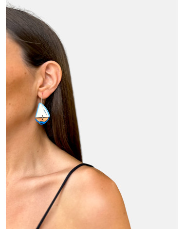 PENDIENTES BARCO ARO