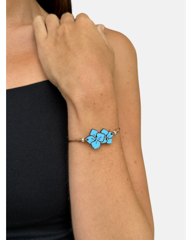 PULSERA HORTENSIA DOBLE
