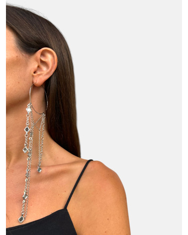 PENDIENTES OLEA PLATA