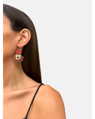 PENDIENTES TORQUES DOBLE REDONDOS