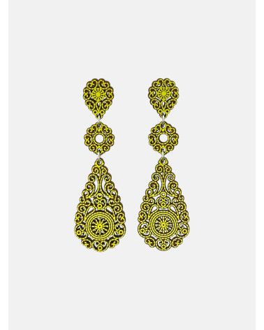 PENDIENTES FILIGRANA LÁGRIMA TRIPLE