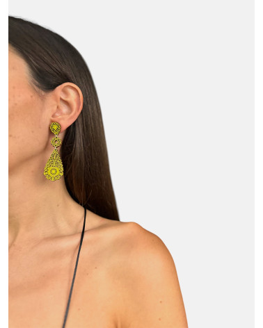 PENDIENTES FILIGRANA LÁGRIMA TRIPLE