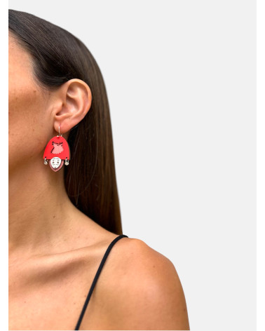 PENDIENTES PELIQUEIRO LOBO