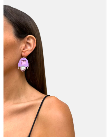 PENDIENTES PELIQUEIRO LOBO