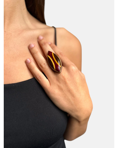 ANILLO MARQUETERÍA PREMIUM N16 CAFÉ