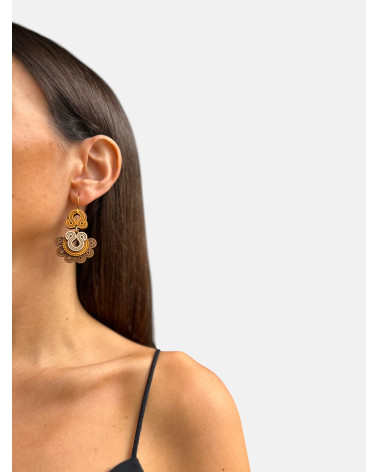 PENDIENTES TORQUES DOBLE REDONDOS