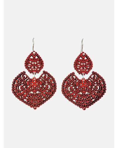 PENDIENTES LAÇA DOBLE