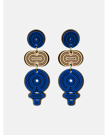 PENDIENTES TORQUES TRIPLE ALARGADOS
